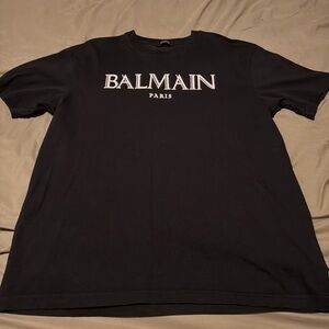Balmain Black Short Sleeve Tee